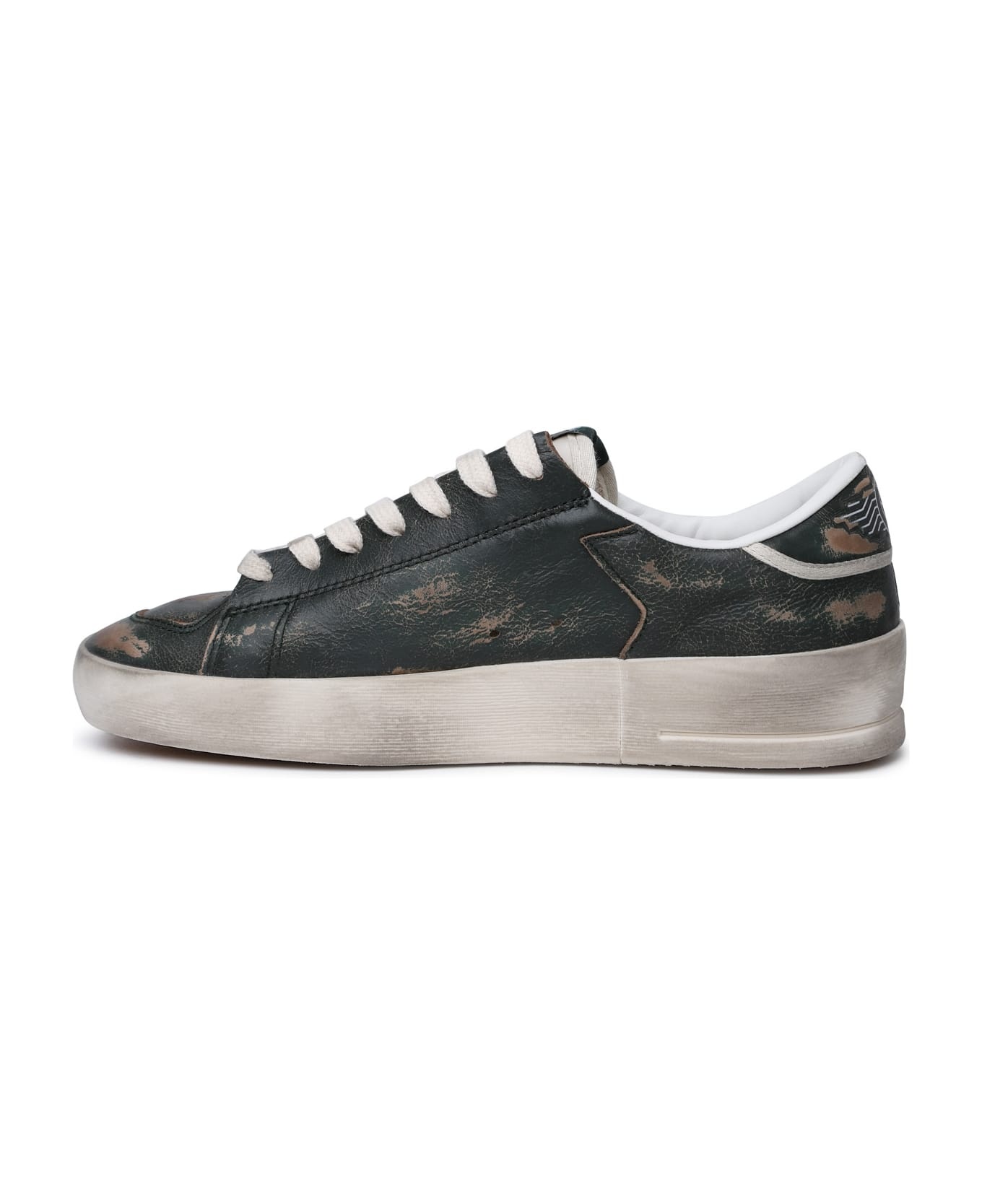 Stardan Distressed Lace-up Sneakers - 3