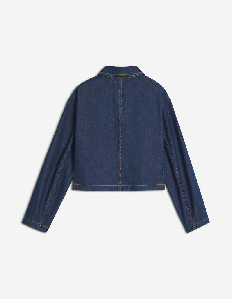DENIM CROPPED JACKET 6