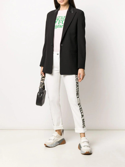 Stella McCartney logo tape skinny jeans outlook