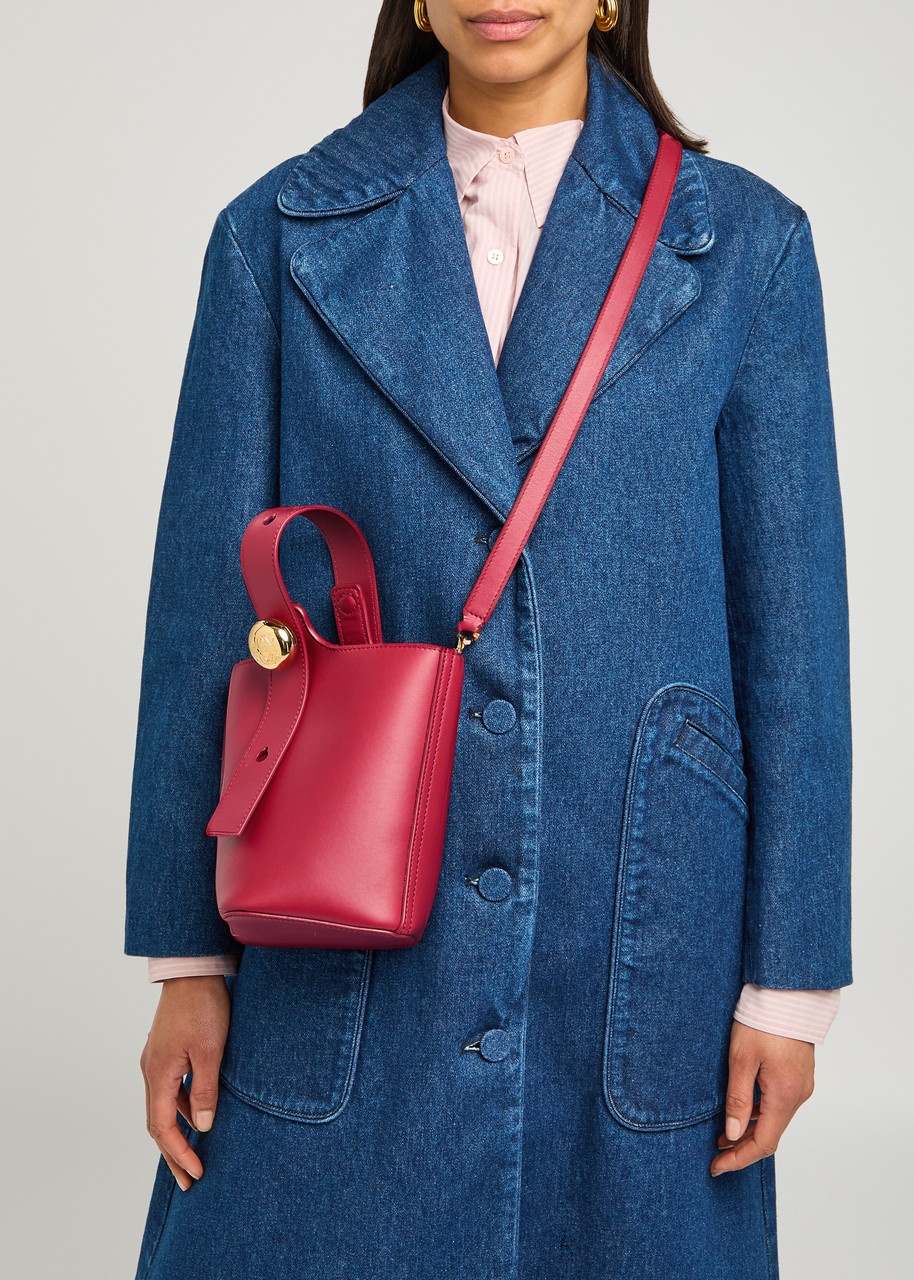 Loewe Pebble Mini Leather Bucket bag - 6