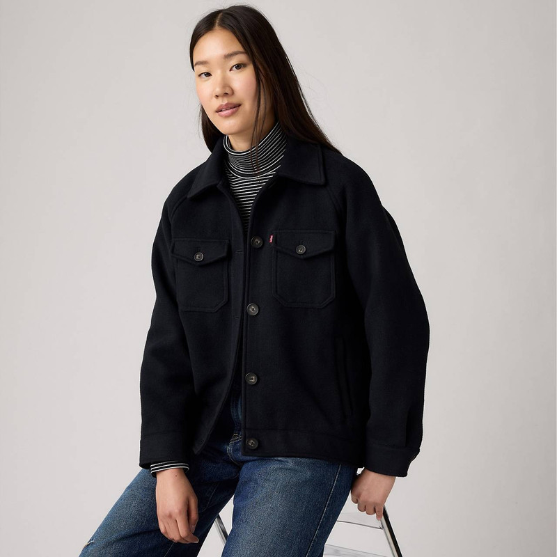 Levi's WOOL BLEND RAGLAN SLEEVE SHIRT JACKET outlook