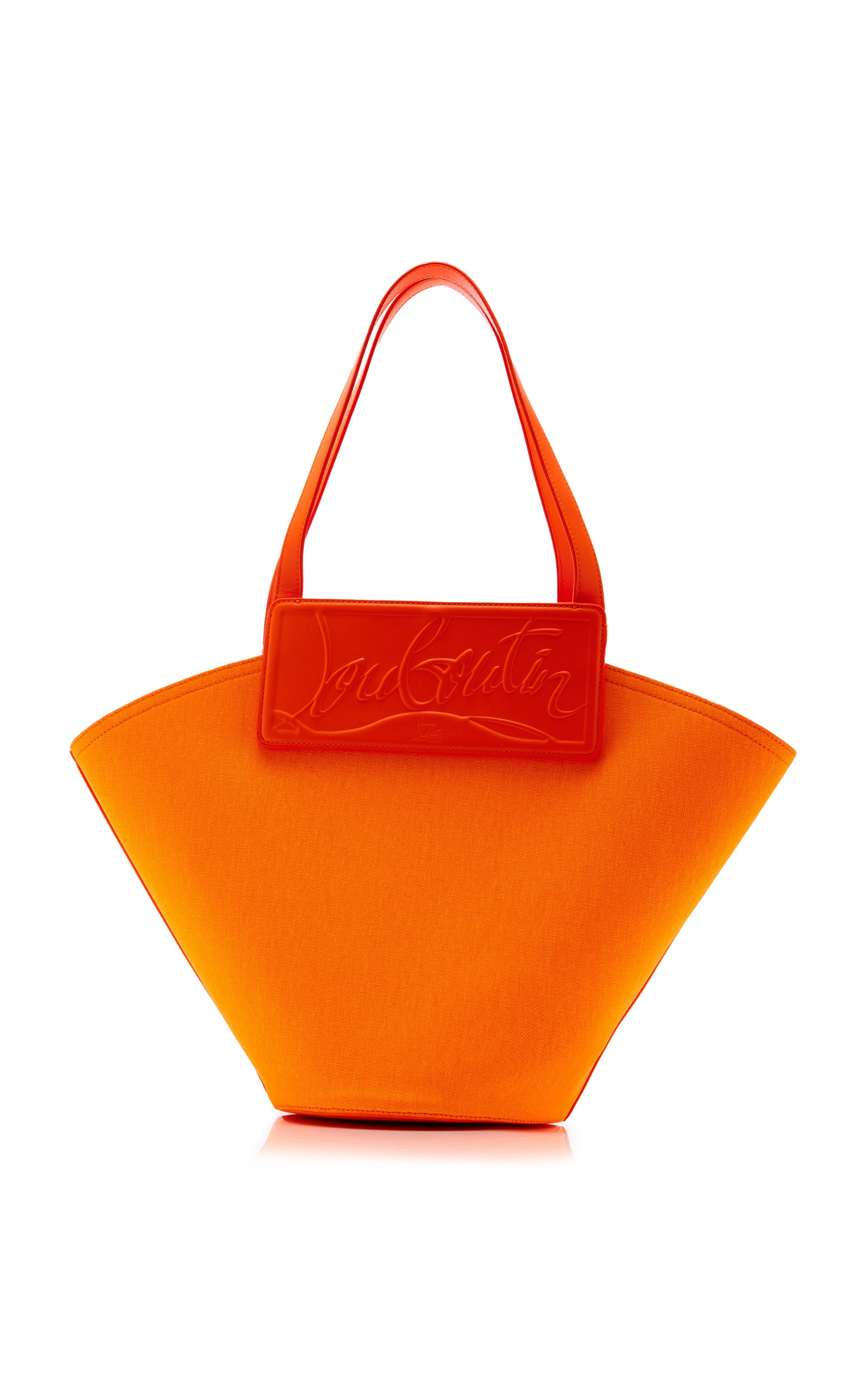 Loubishore Leather Tote Bag orange - 5