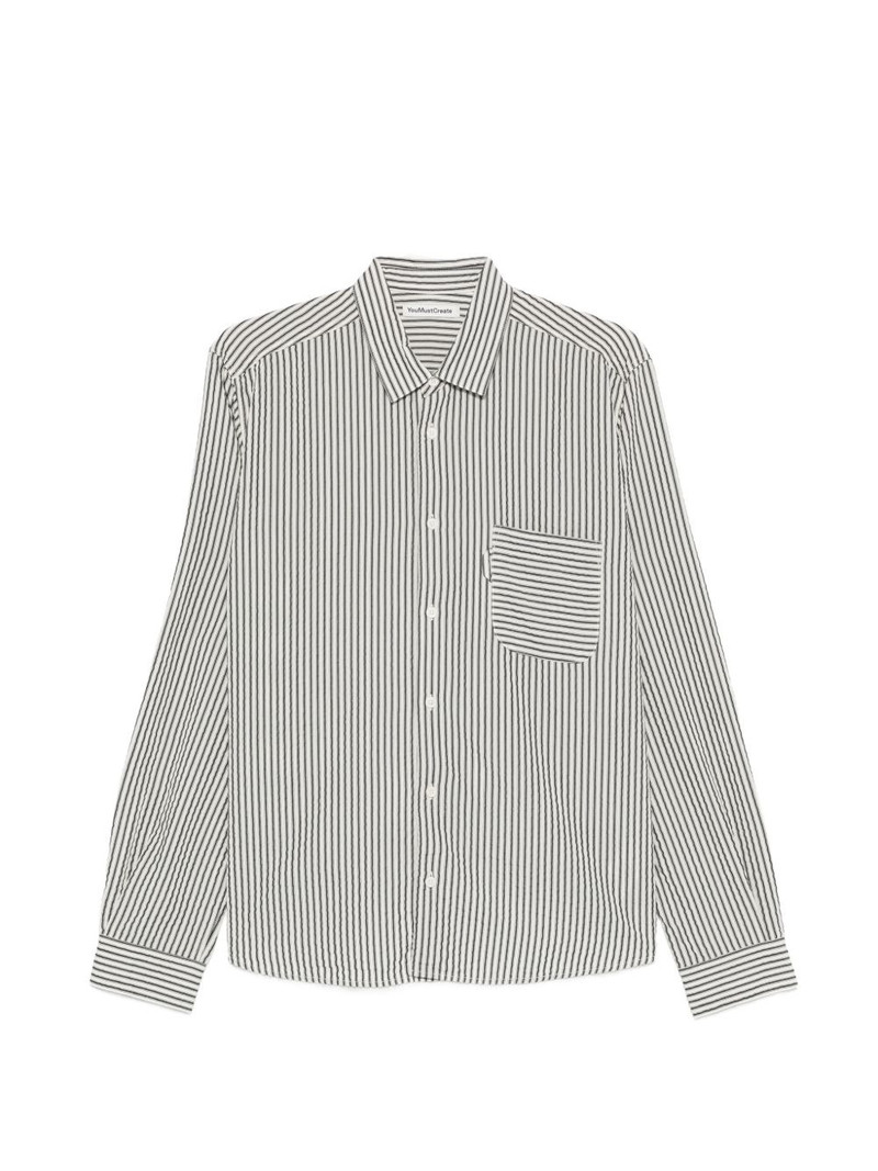 Curtis striped chest-pocket shirt 1