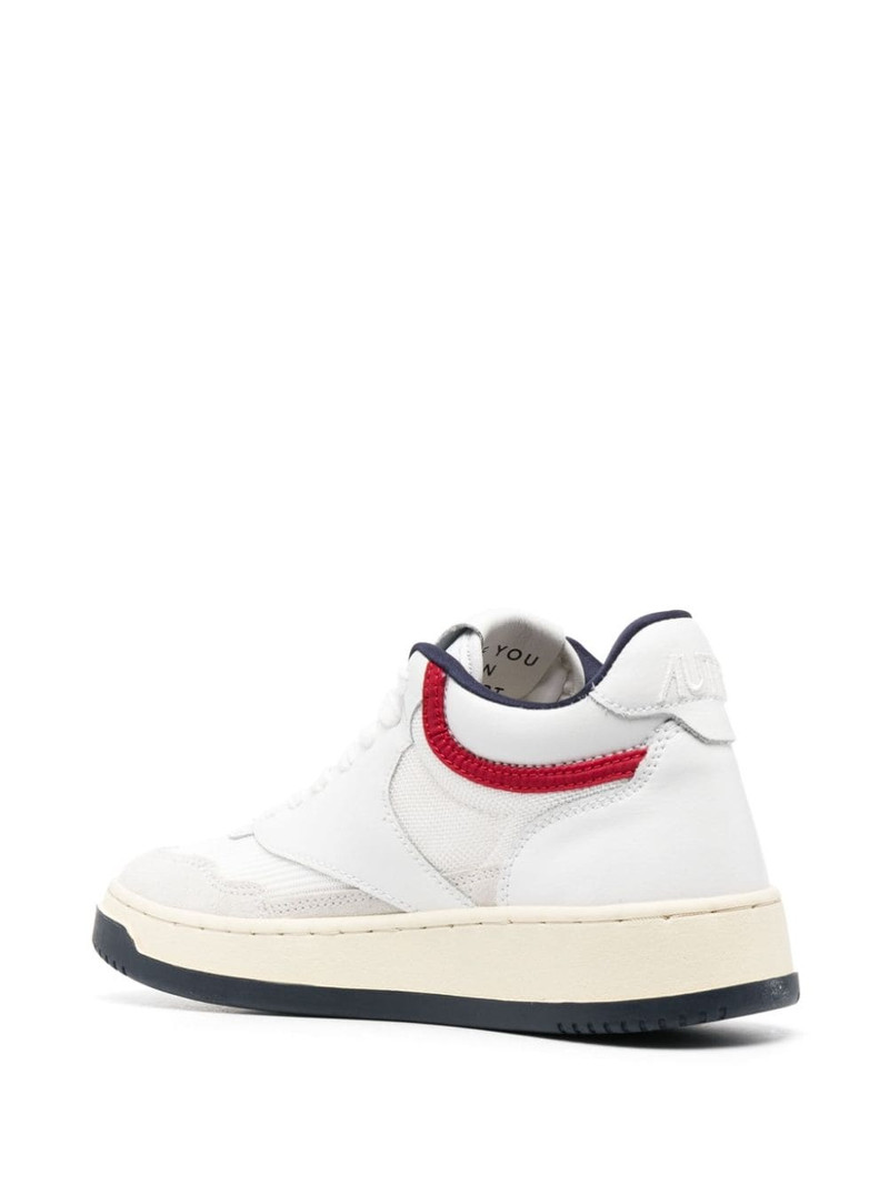 Open Mid lace-up sneakers 3