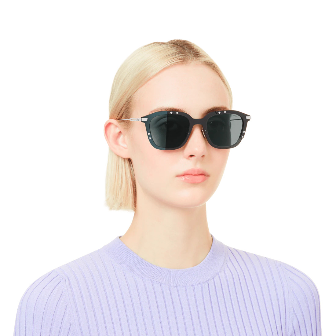 Eyewear Cat-Eye Mercury Gray Sunglasses - 2