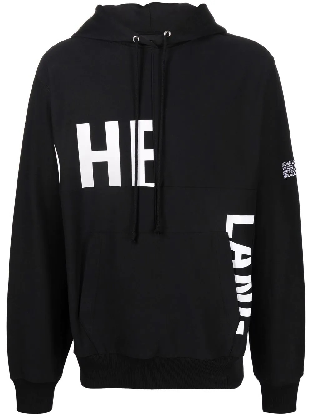 logo-print pullover hoodie - 1