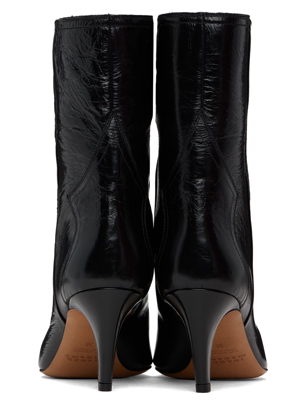 Black Dytho Heeled Boots - 2