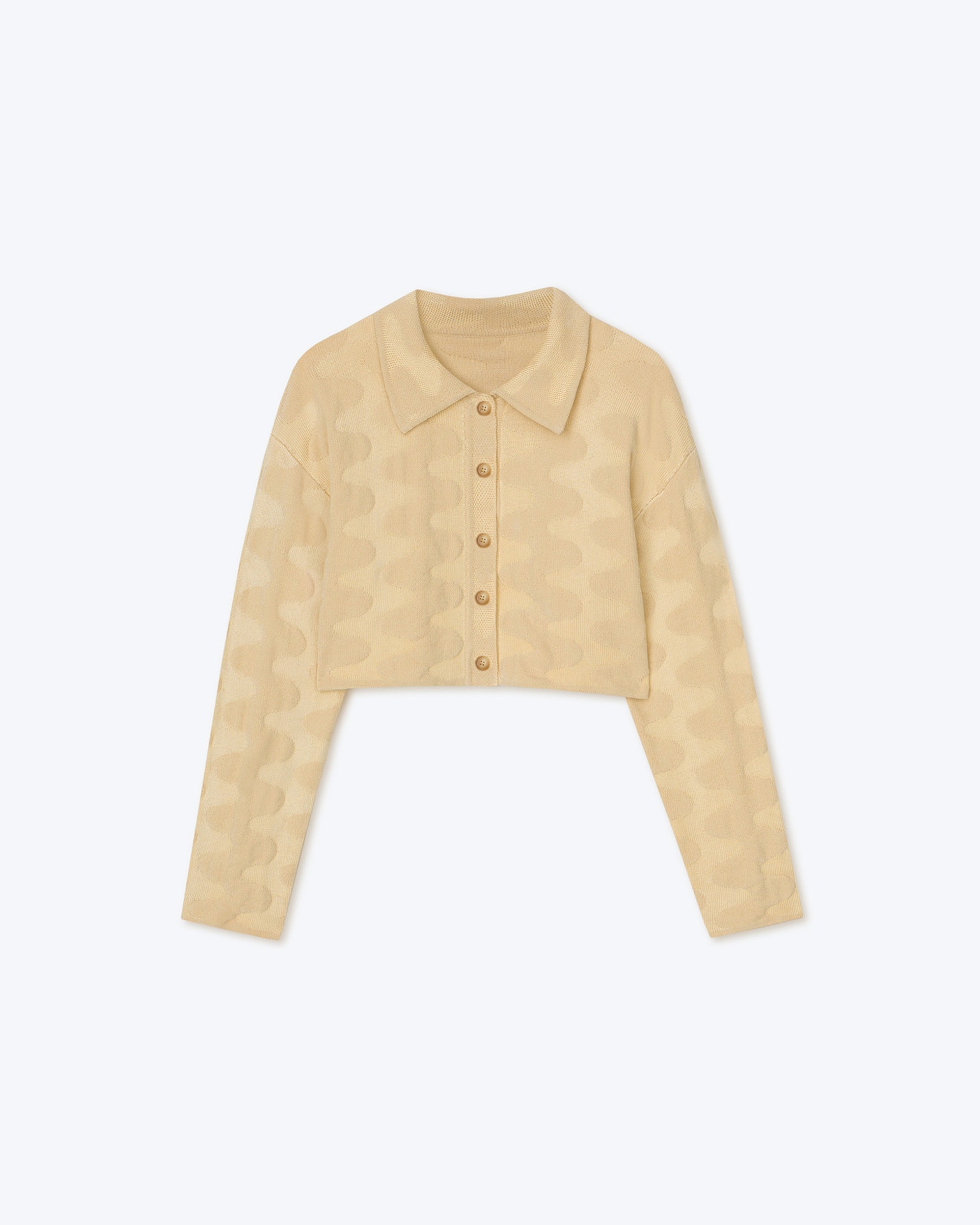 ZEFA - Cropped jacket - Creme - 1
