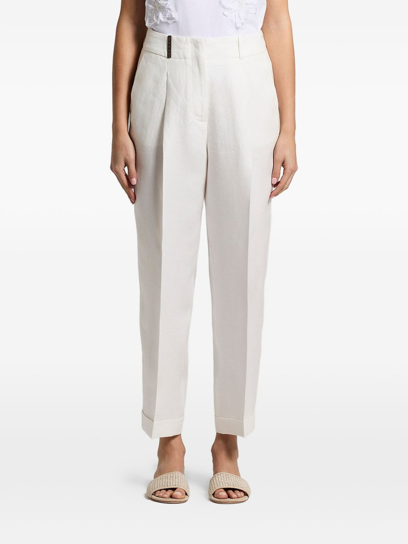 cuffed pleated trousers 1