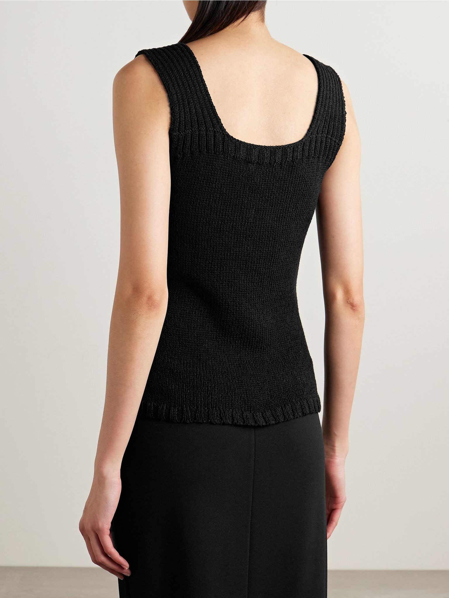 Wil cotton tank Black - 4
