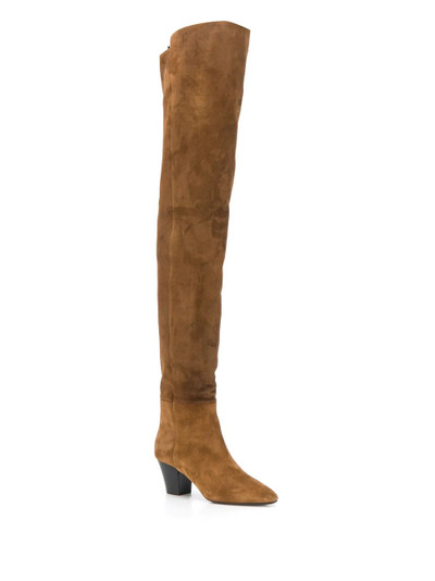 SAINT LAURENT thigh-high boots outlook