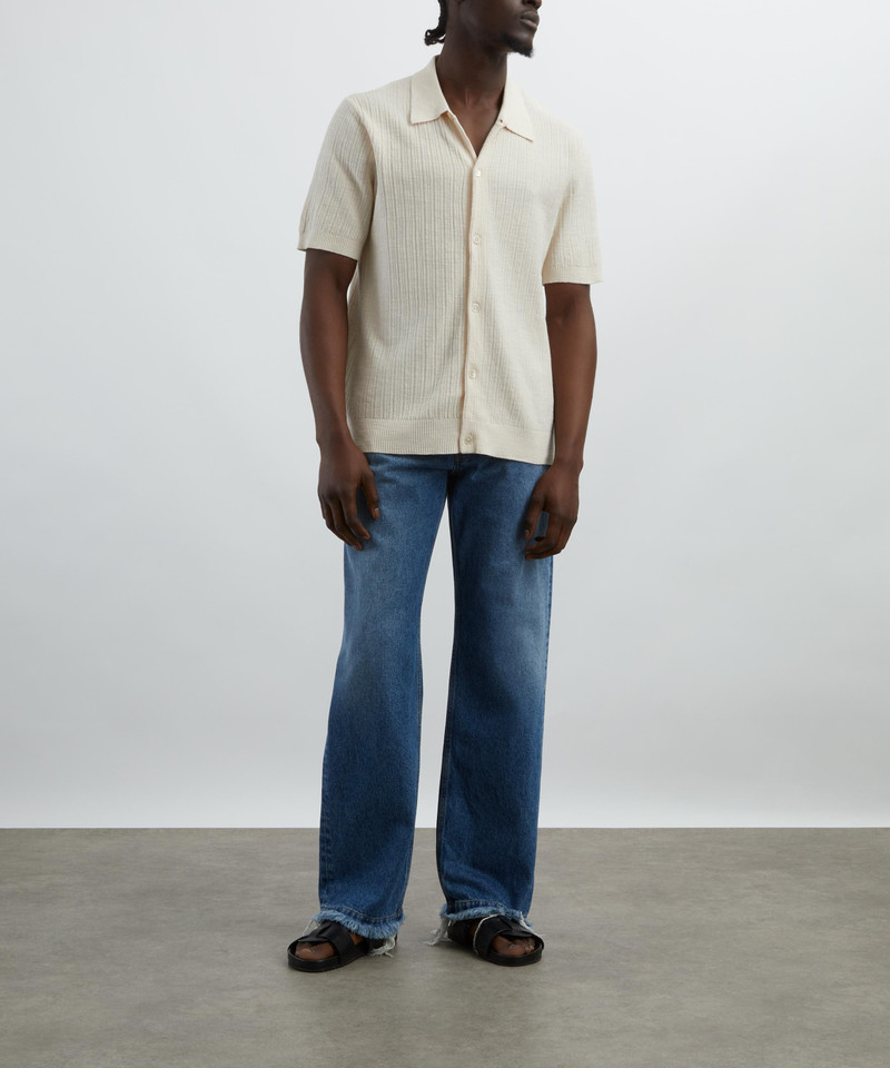 Nolan Ribbed Polo 2