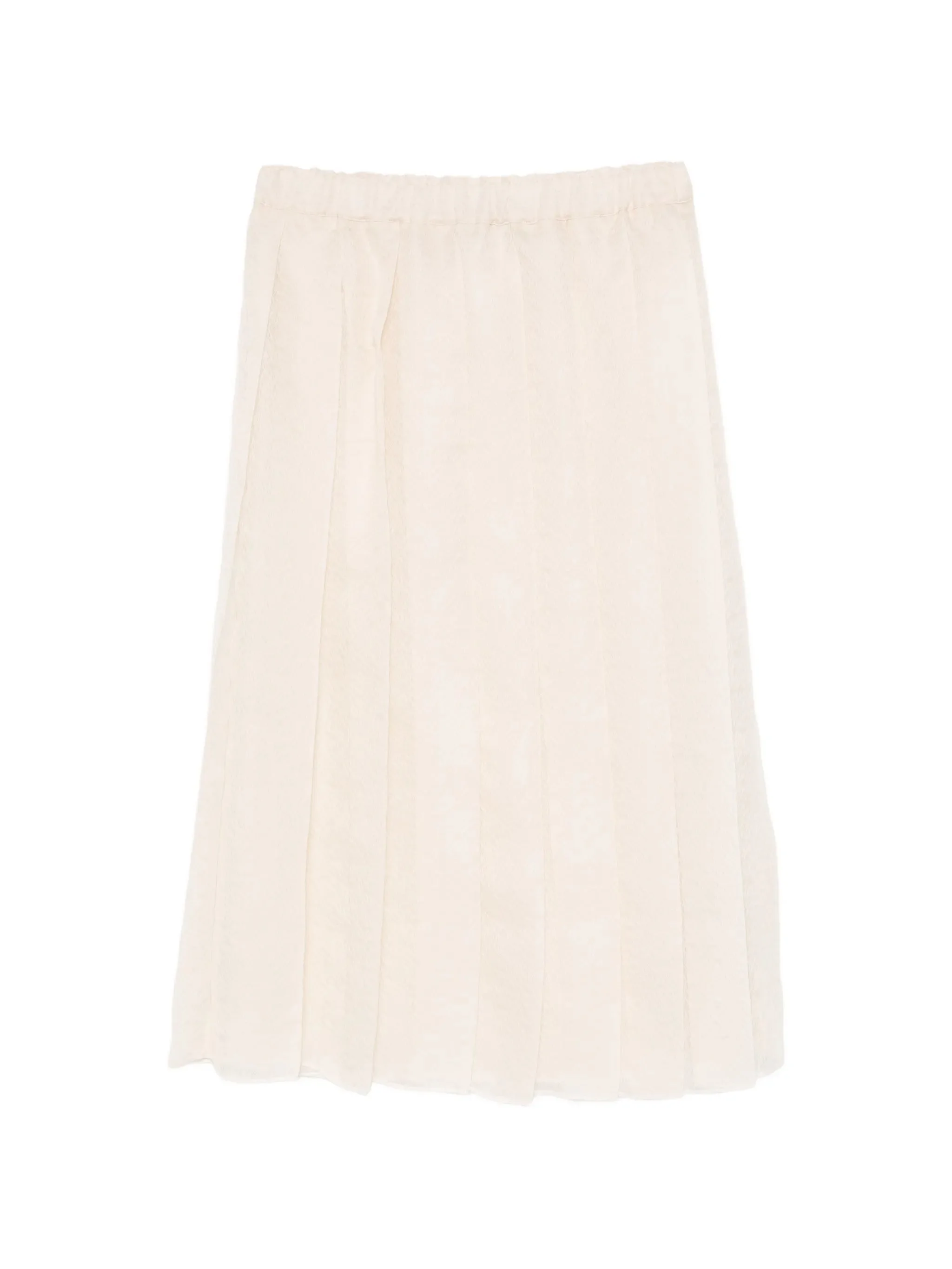 Fabiana Filippi Pleated Semi-sheer Midi Skirt - 1
