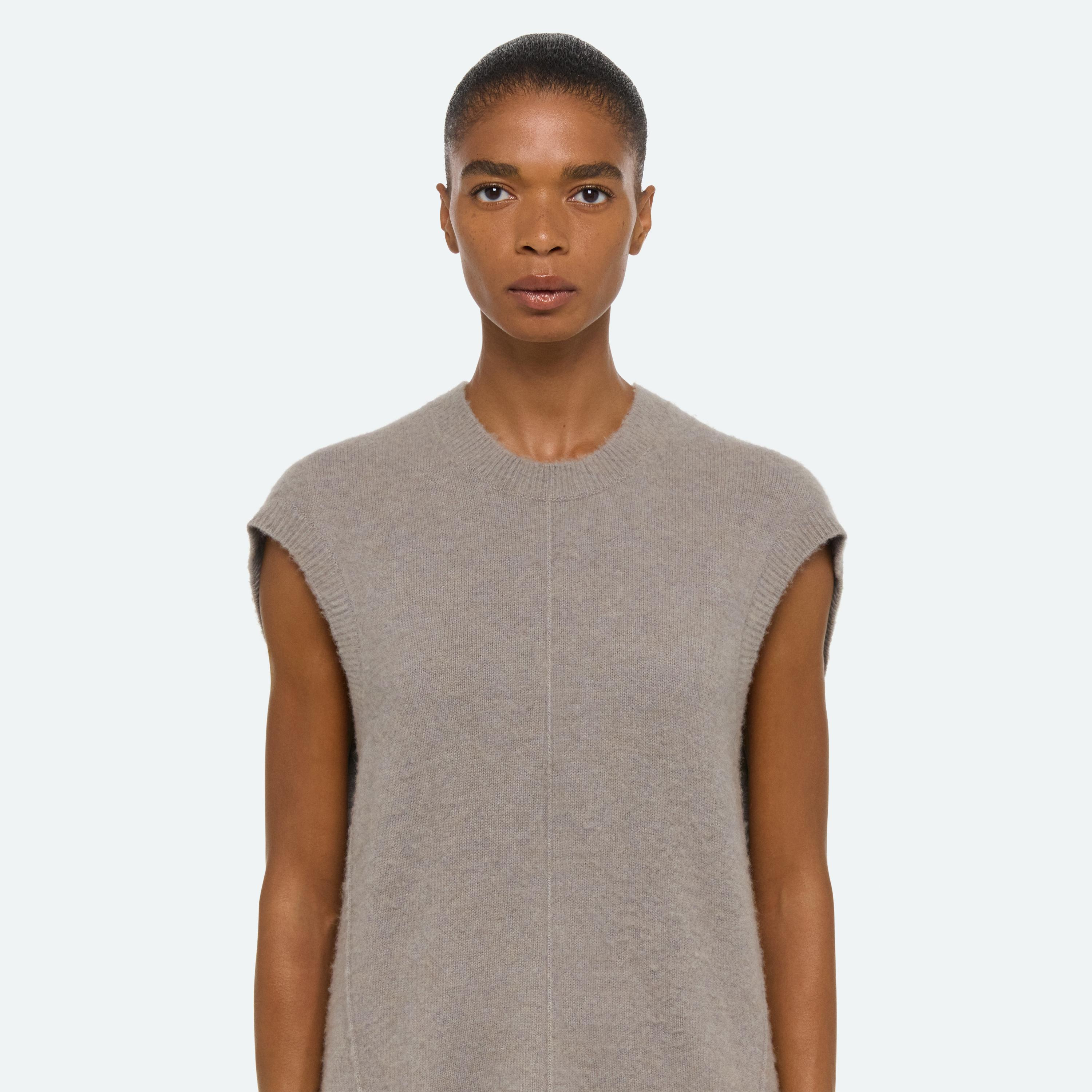 BRUSHED SWEATER VEST - 7