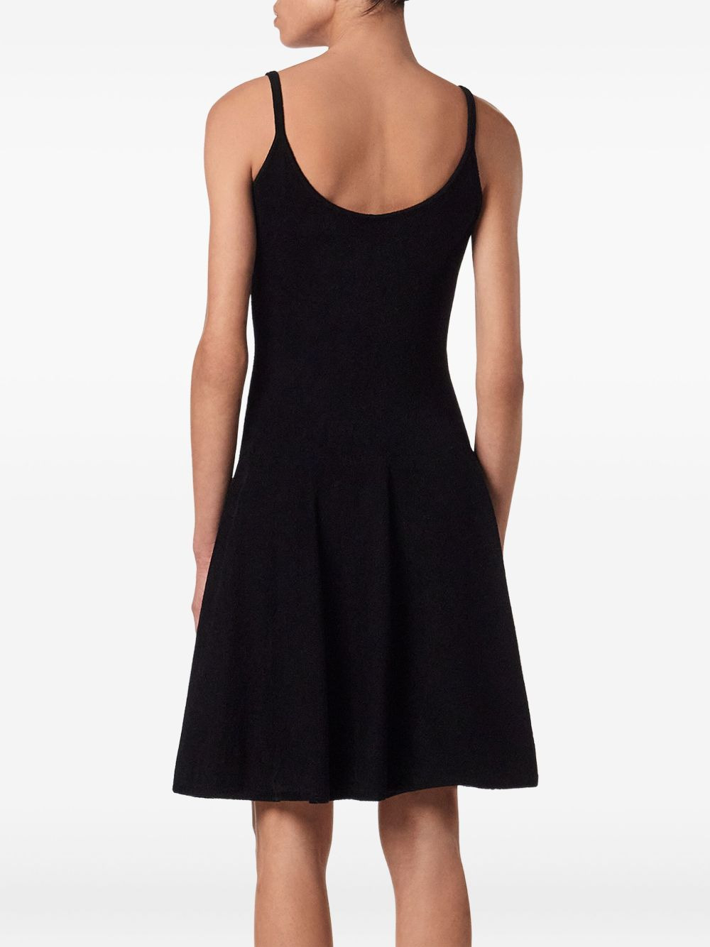 embellished scoop-neck mini dress - 4