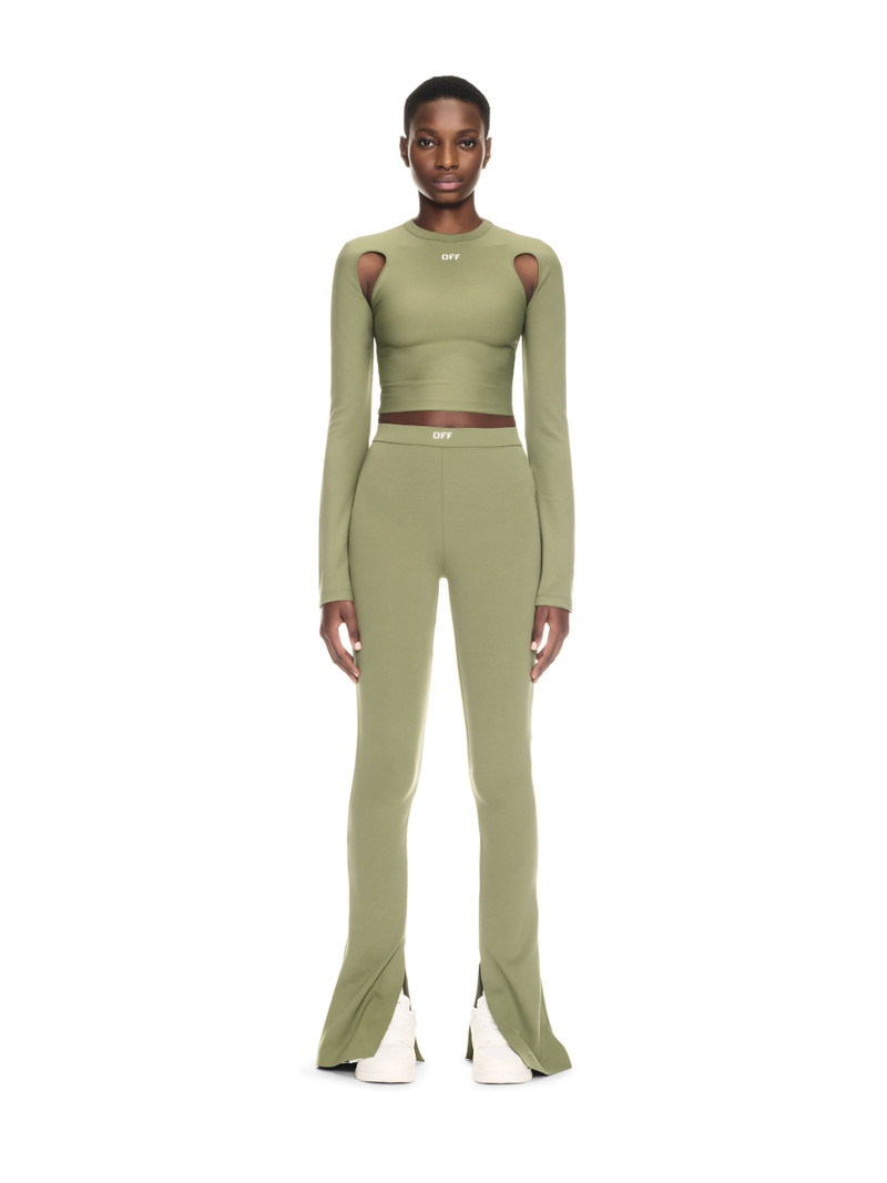 Off-White Sleek Split Leggings outlook