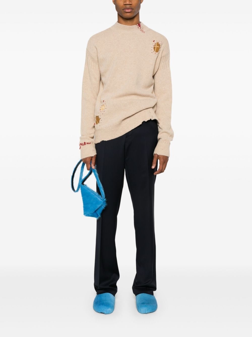 mid-rise tailored trousers - 2