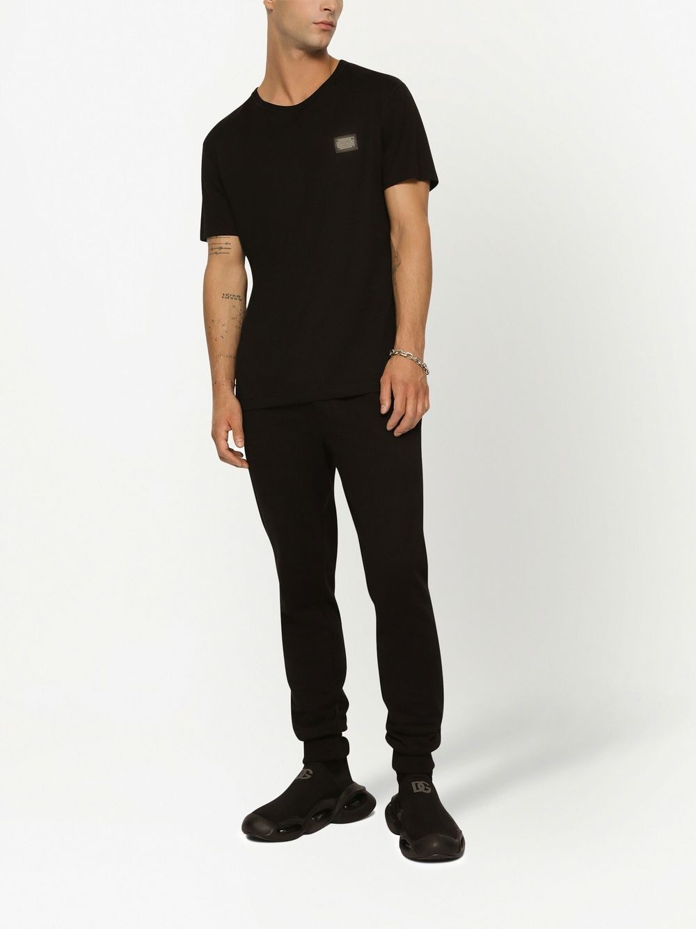 logo-plaque short-sleeve T-shirt - 3