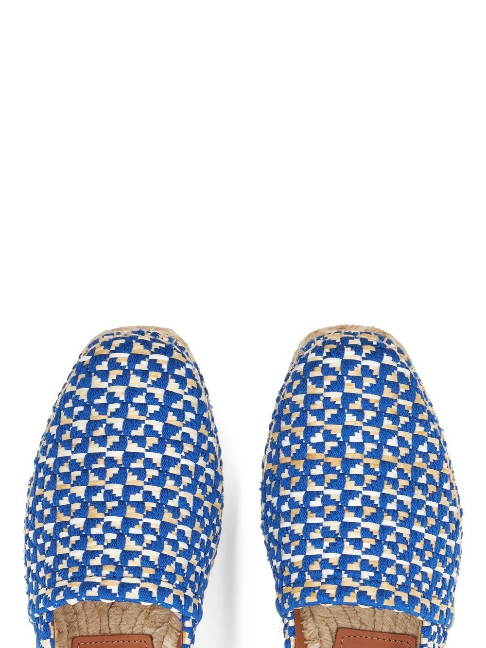 monogram-pattern slip-on espadrilles - 4