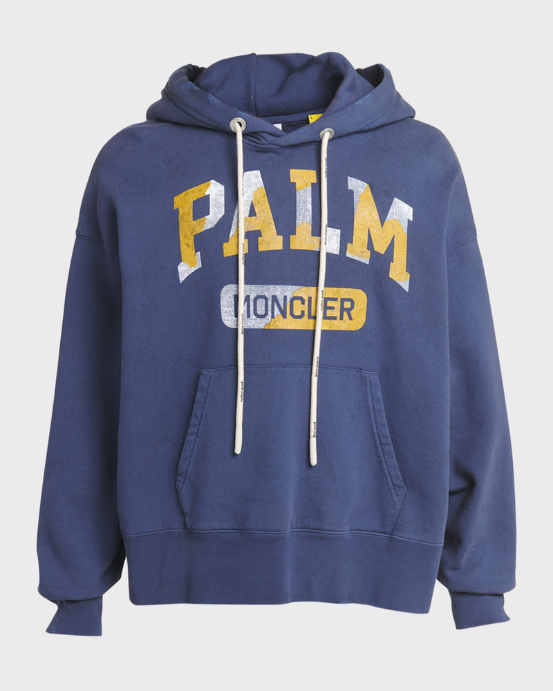 Men's Moncler x Palm Angels Relaxed Logo Hoodie - 1