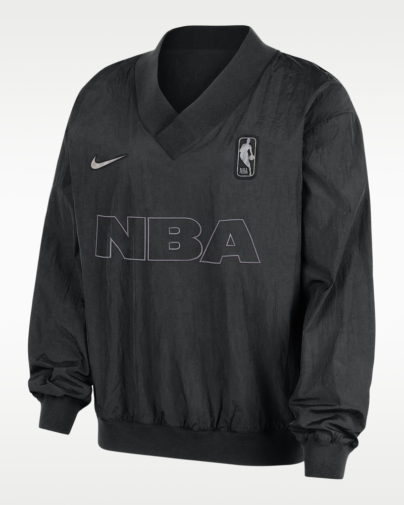 Team 31 Women's Nike NBA Woven Long-Sleeve V-Neck Top 1