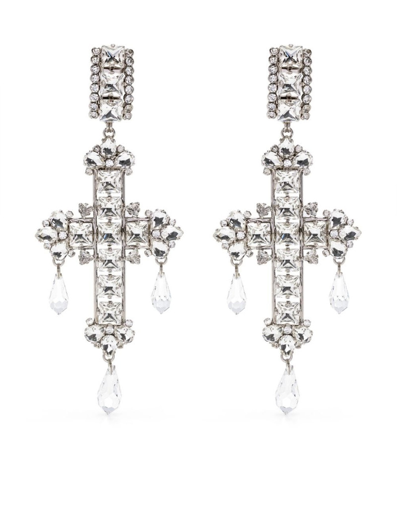crystal-embellished earrings 1