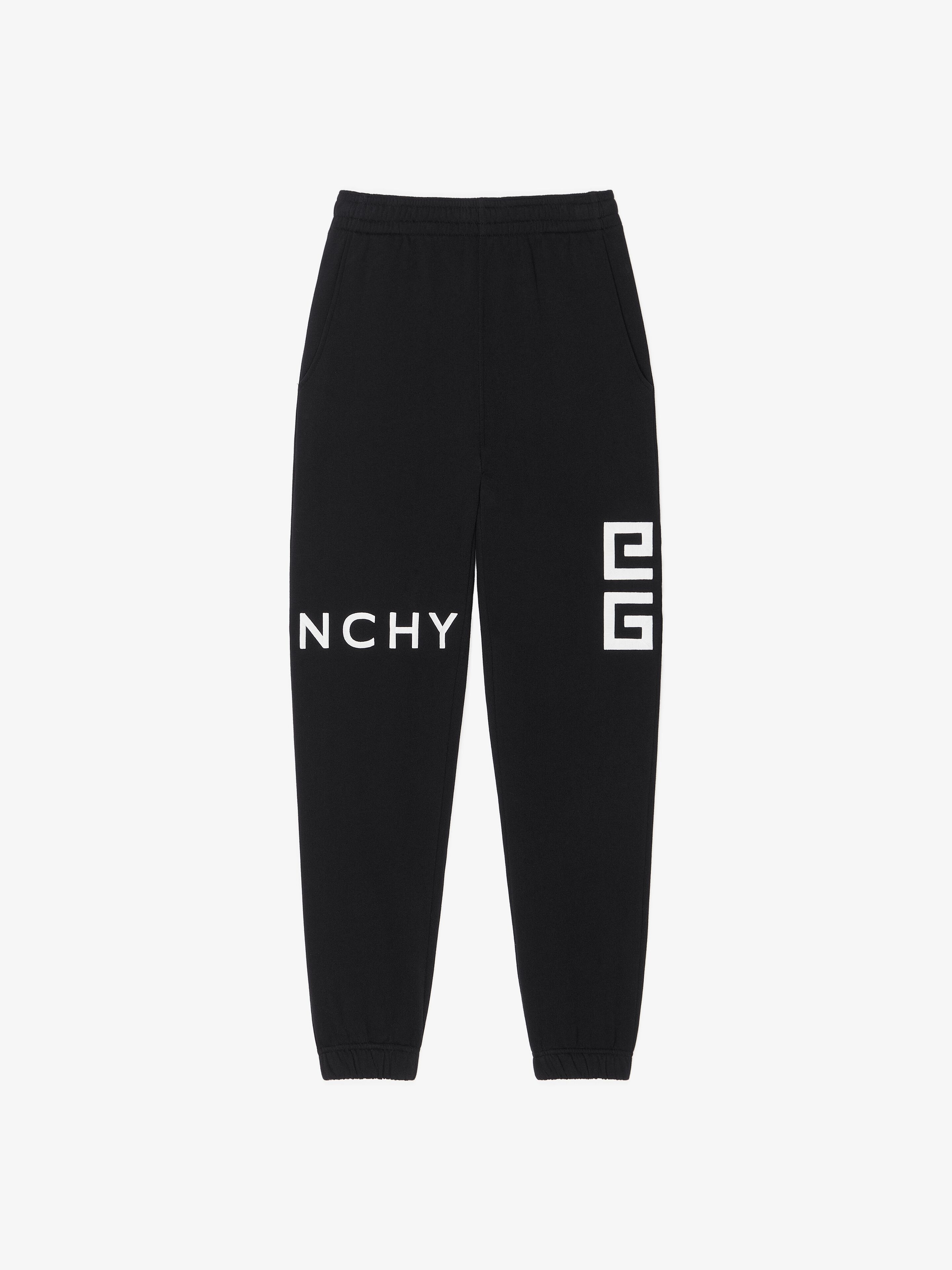 GIVENCHY 4G SLIM FIT JOGGER PANTS IN FLEECE - 1