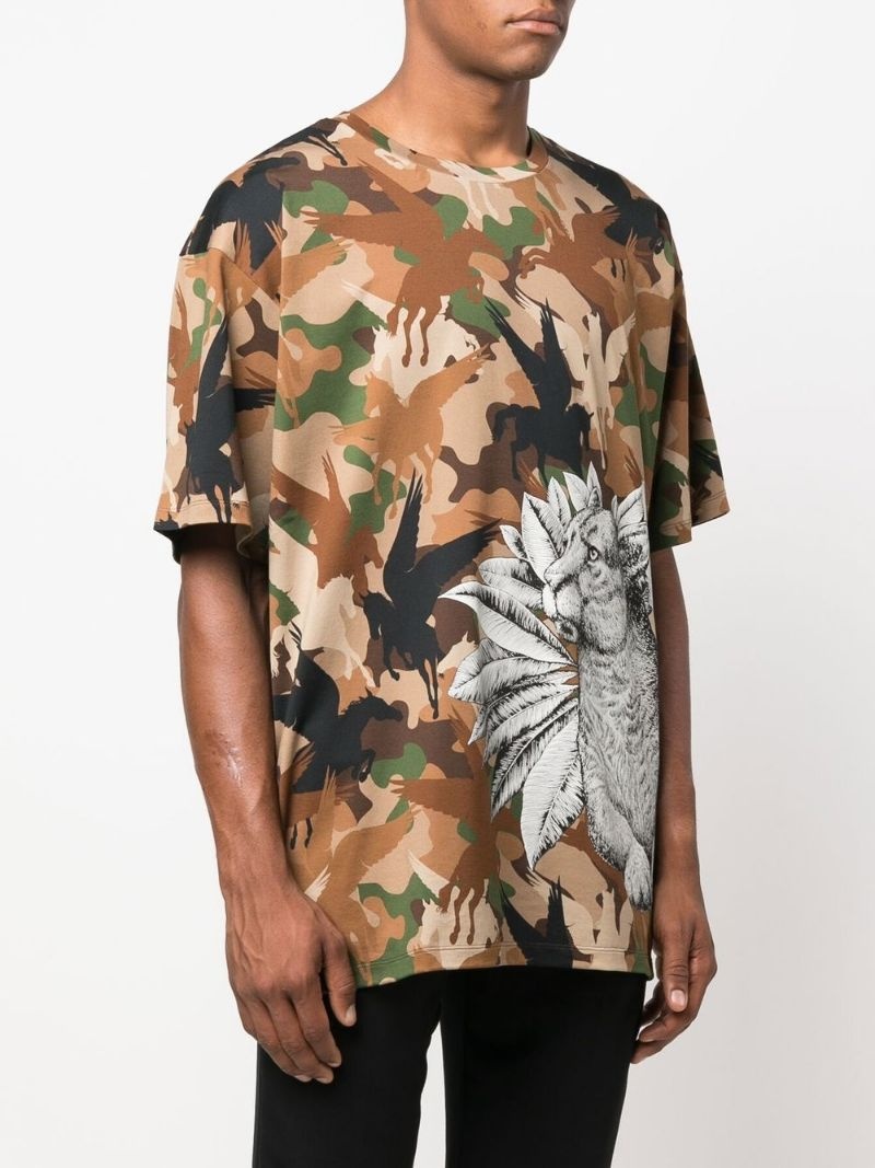 Pegaso Pegaflying-print short-sleeve T-shirt - 3