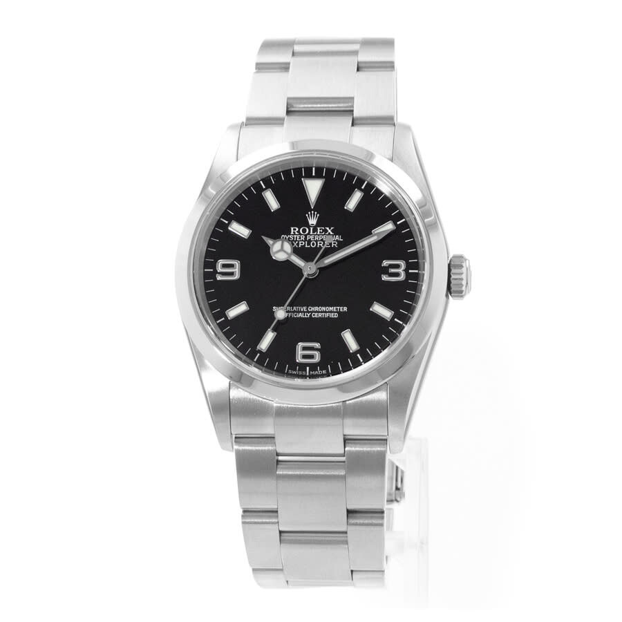 Pre-owned Rolex Explorer Automatic Chronometer Black Dial Men's Watch 114270 BKSO - 4