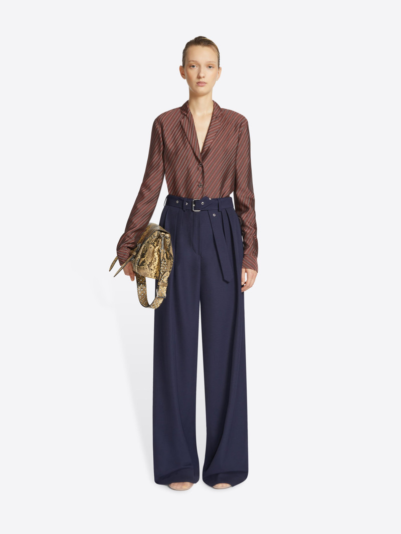 Dries Van Noten BELTED WOOL TROUSERS outlook