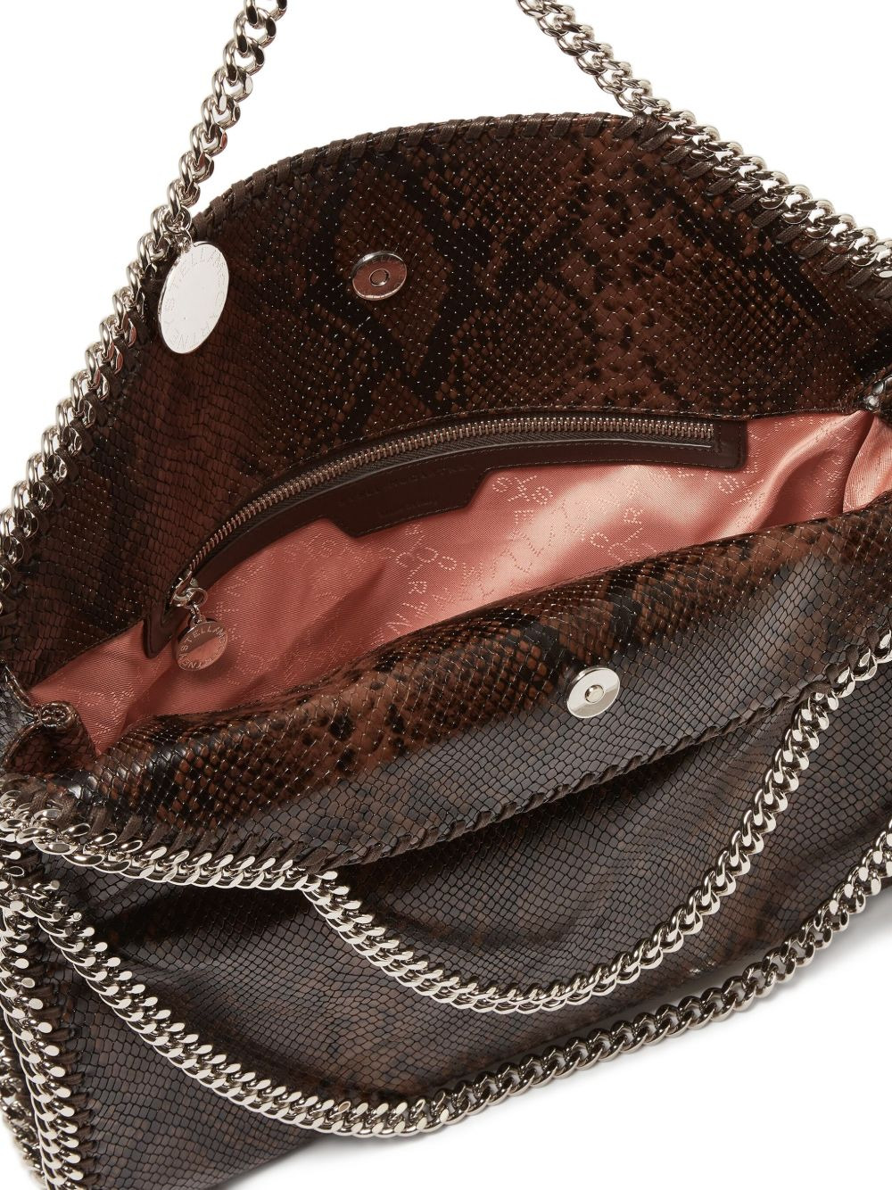 Falabella Fold-Over snakeskin-effect tote bag - 4