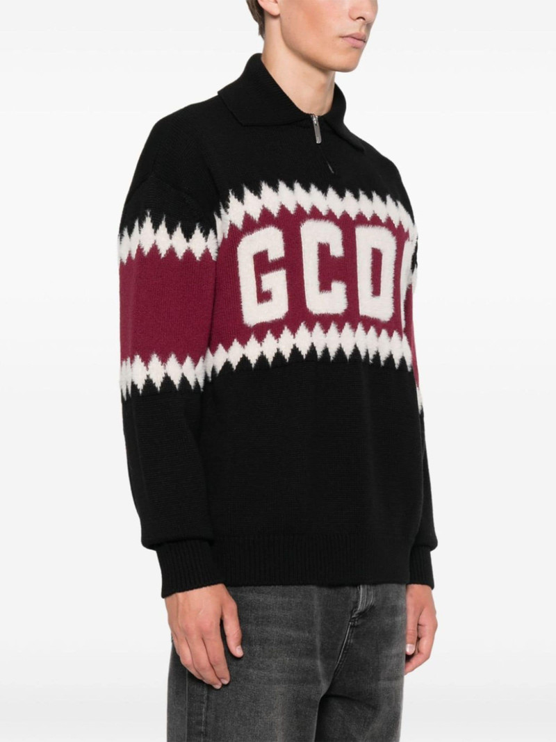 logo-intarsia sweater 3