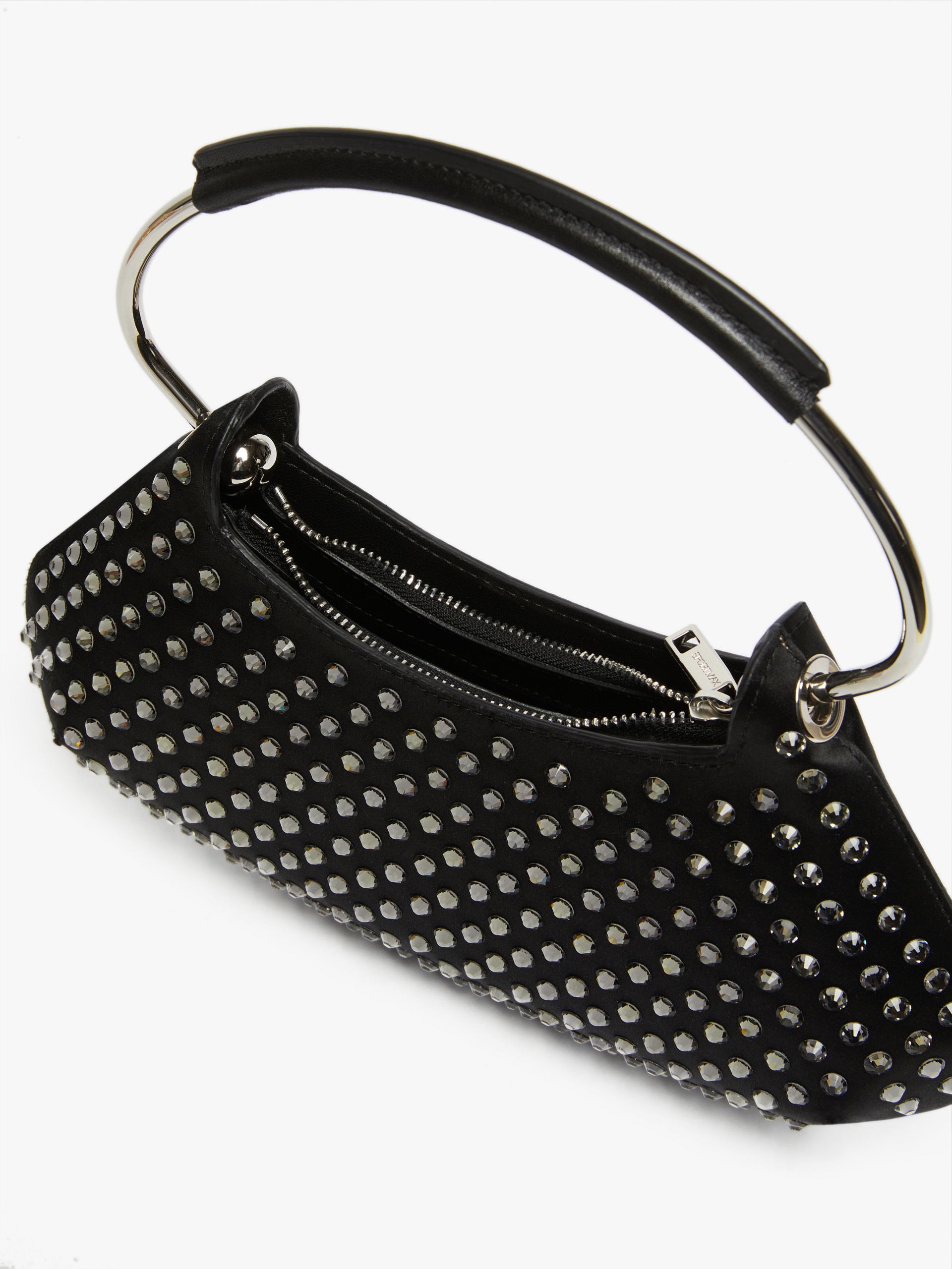 MINICAJU4 Caju mini bagin satin with rhinestones - 5