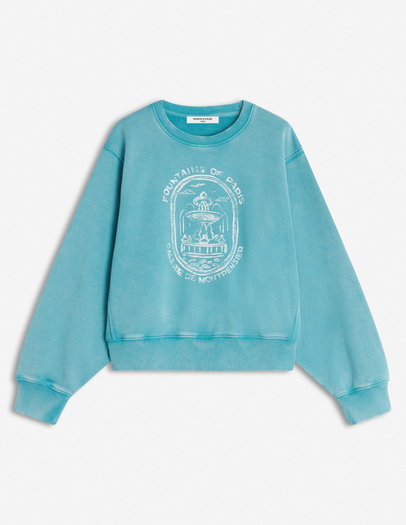 FOUNTAIN STAMP FADED RELAXED SWEATSHIRT 1