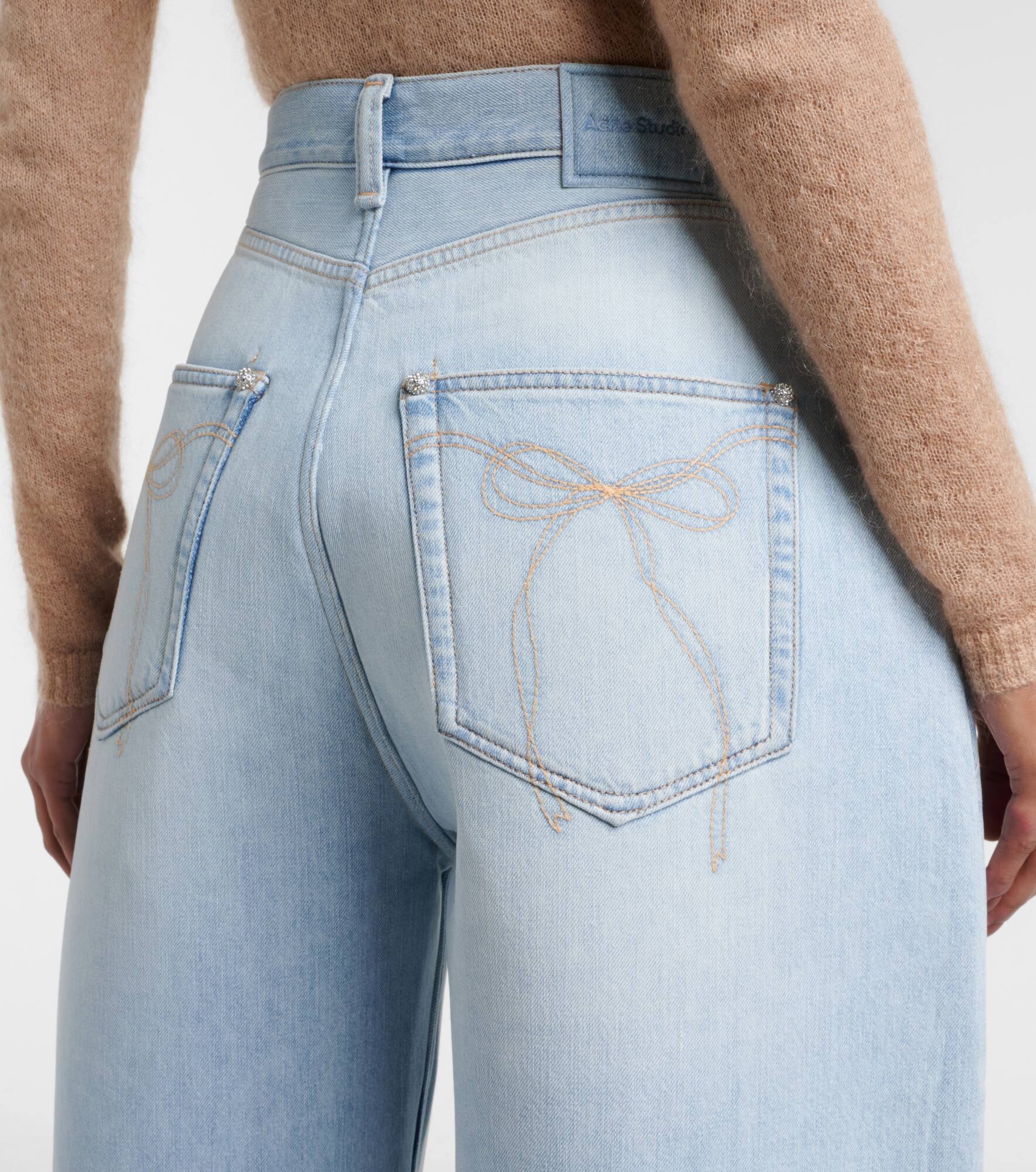 High-rise barrel-leg jeans - 5