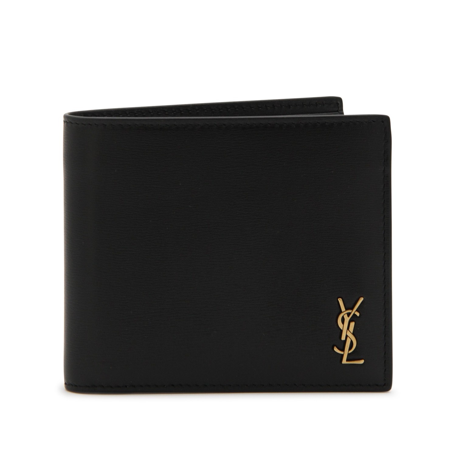 BLACK LEATHER WALLET - 1