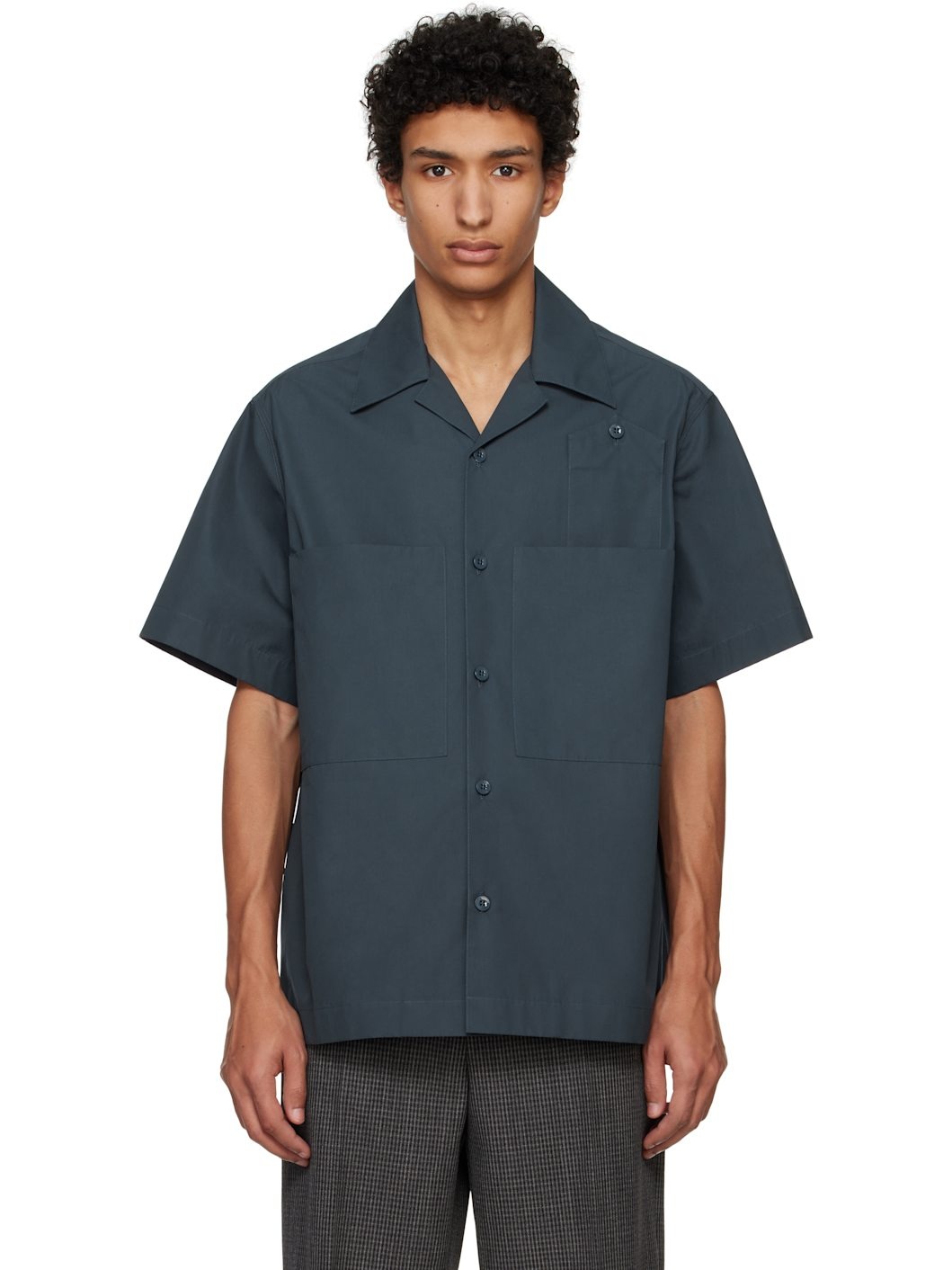 Navy Heavyweight Shirt - 1