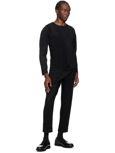 ISSEY MIYAKE Black Basics Long Sleeve T-Shirt outlook