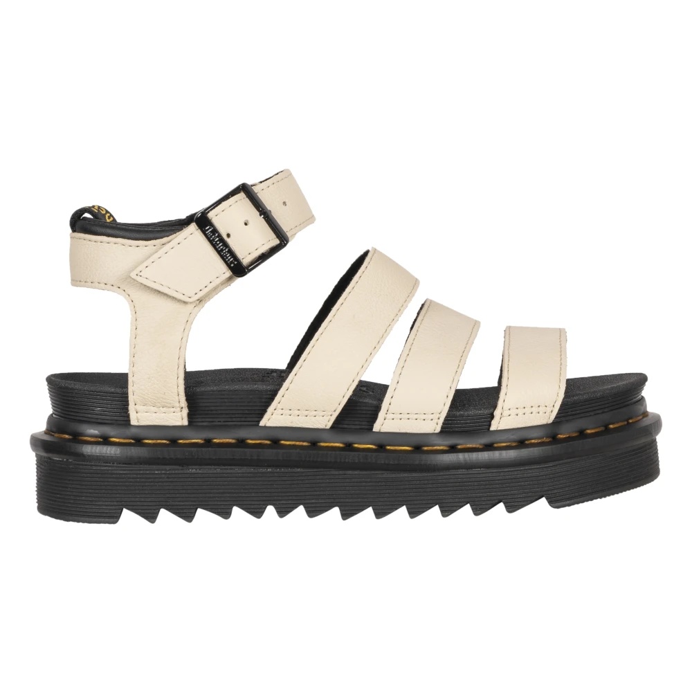 Dr Martens★BLAIRE STRAP SANDALS★PARCHMENT BEIGE Dr. Martens Women's Blaire 3 Strap Sandal in Parchment Beige