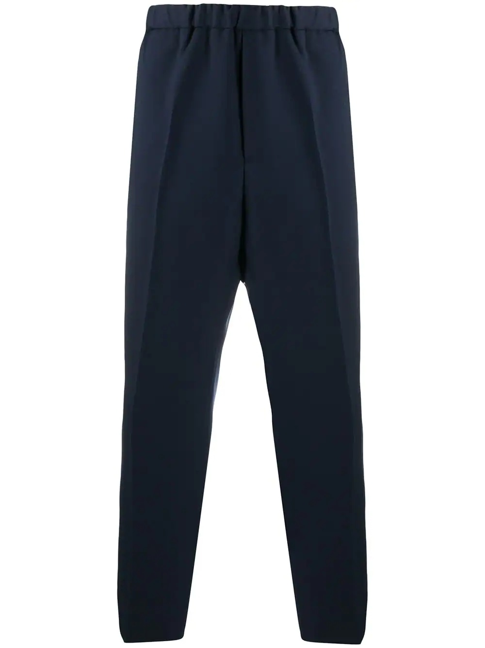 elasticated waist tapered trousers - 1