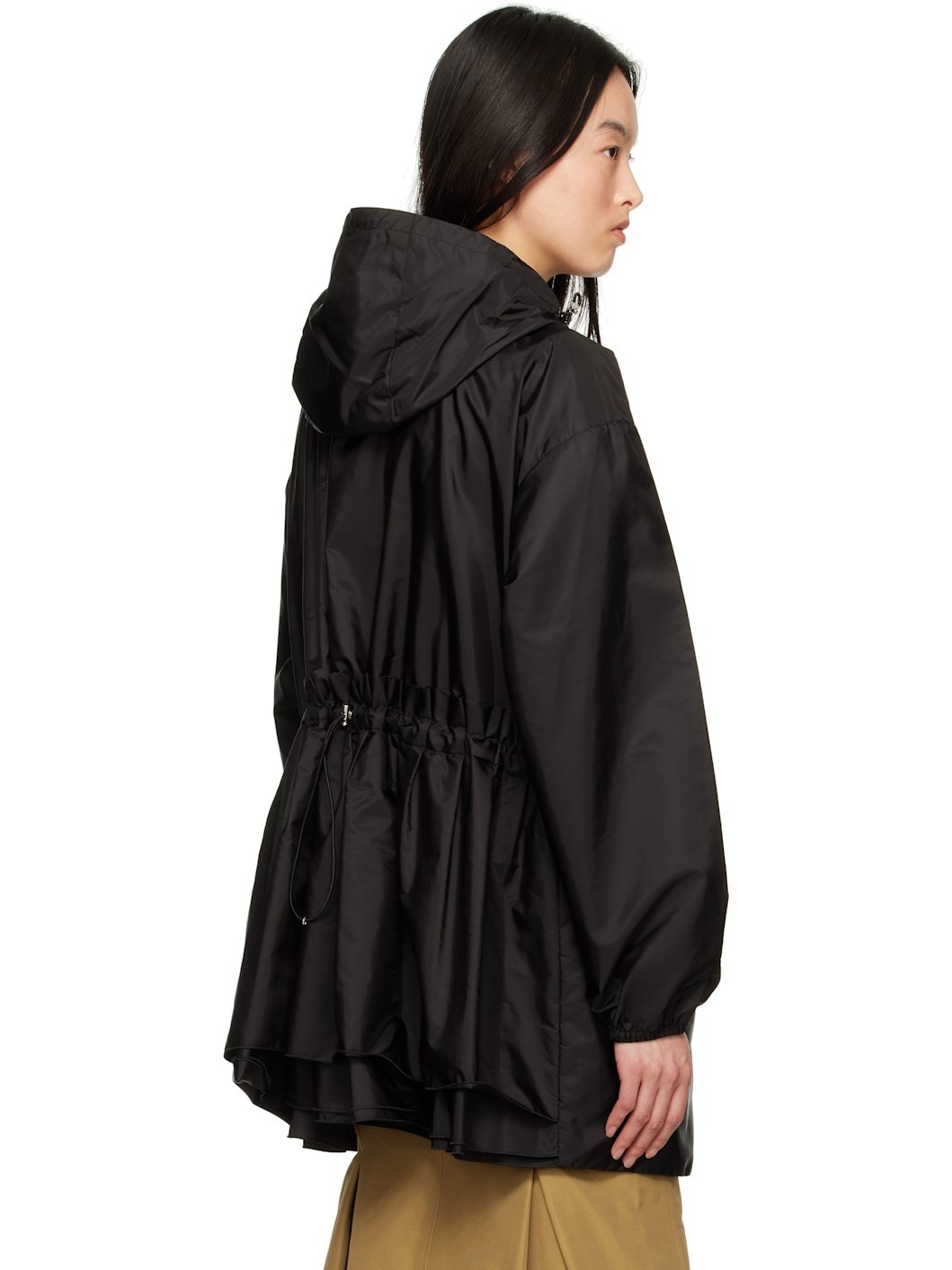 Black Wete Hooded Jacket - 3
