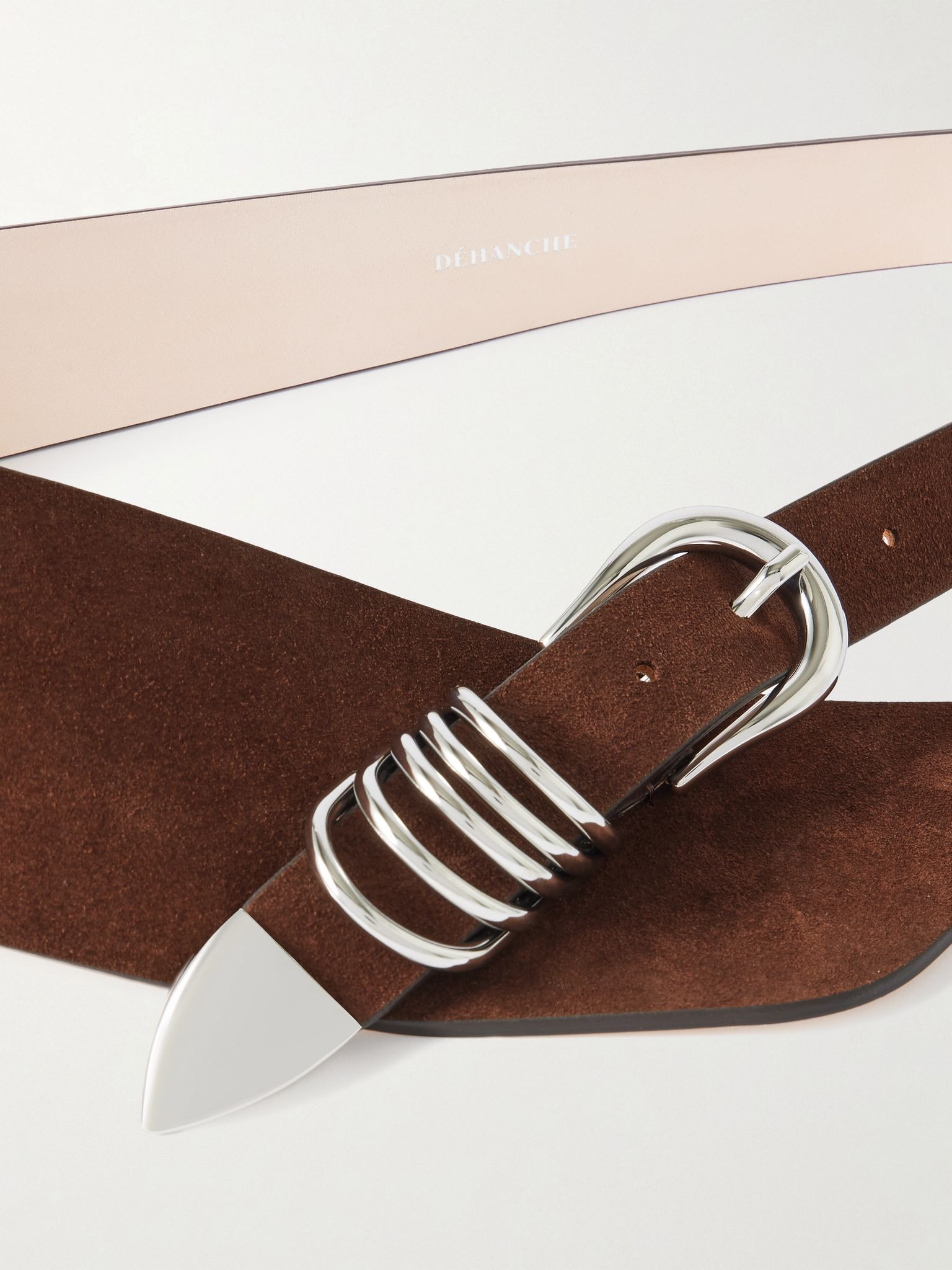 Alcott suede belt Chocolate - 3