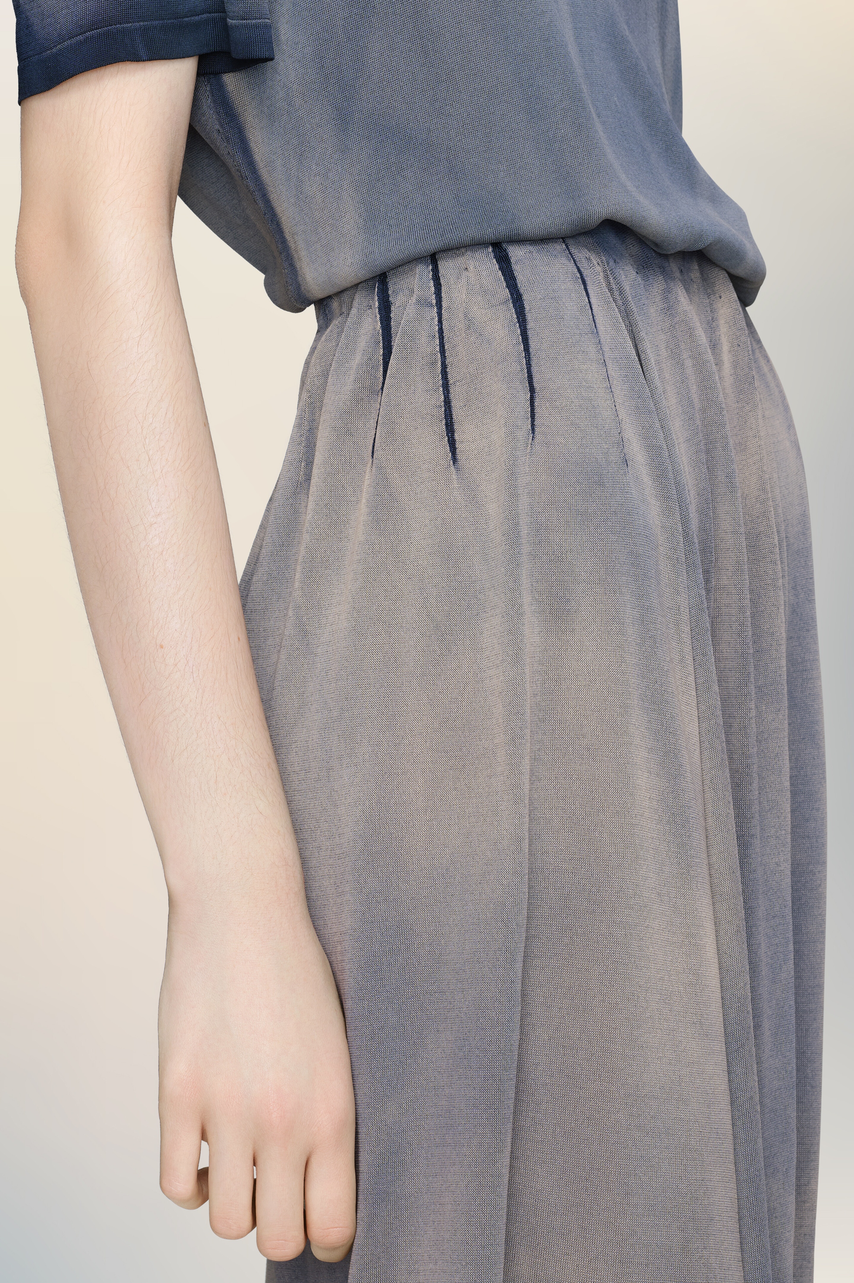 Sun-faded midi skirt - 6