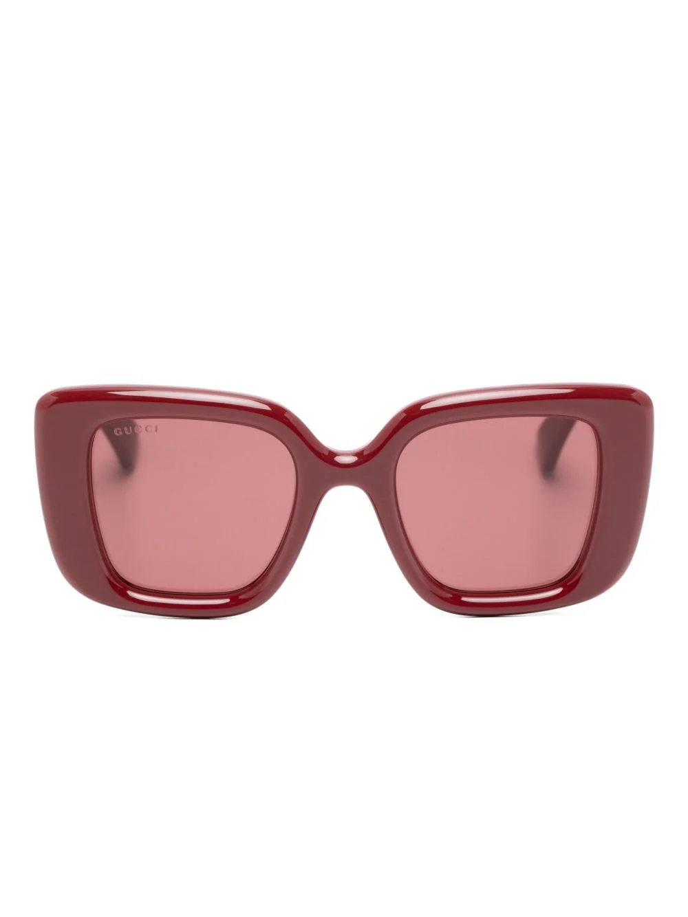 logo rectangle-frame sunglasses - 1