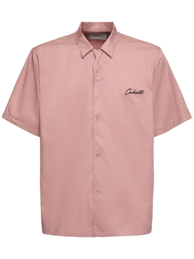 Delray cotton blend short sleeve shirt - 1