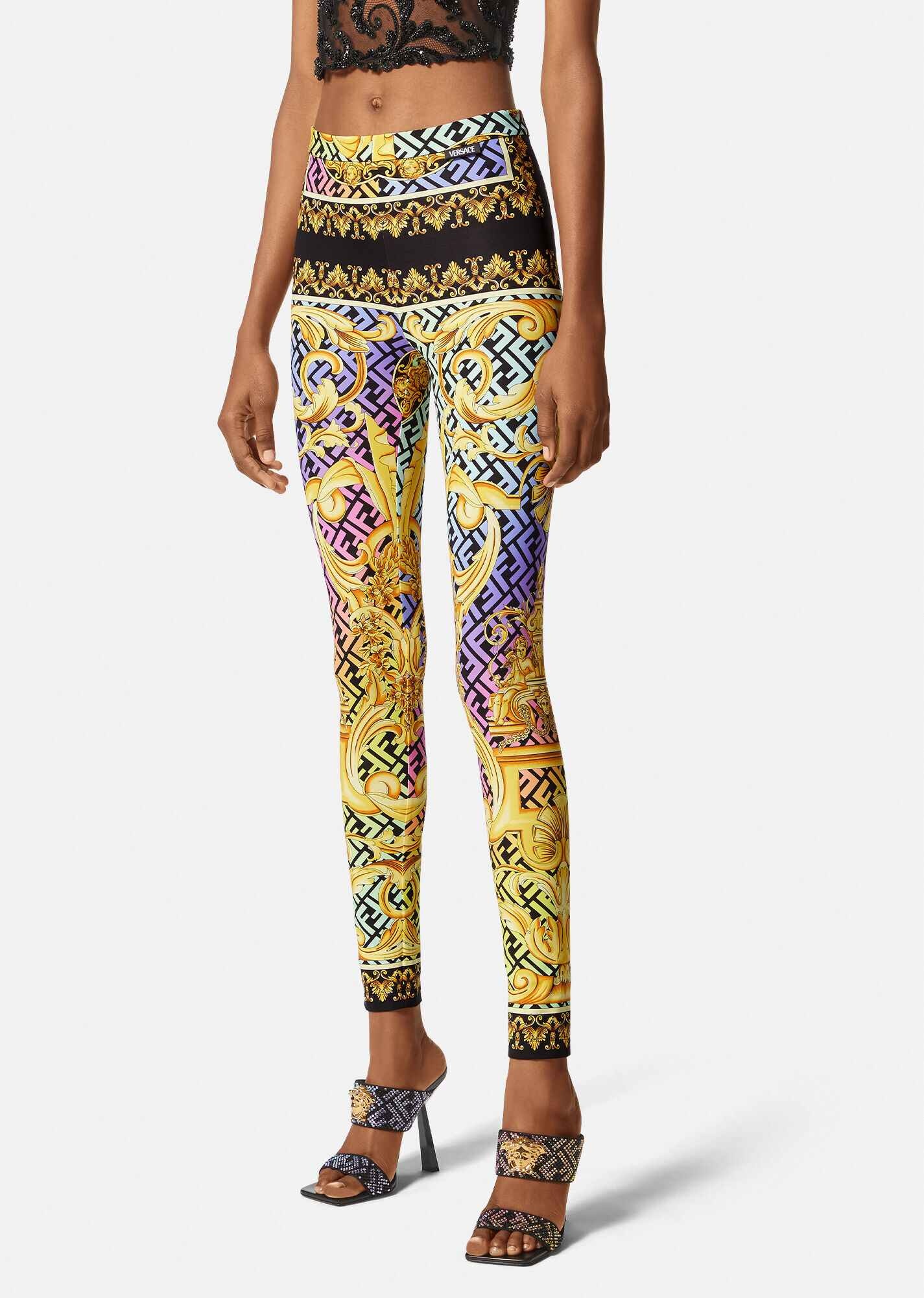 Fendace Gold Baroque Leggins - 3