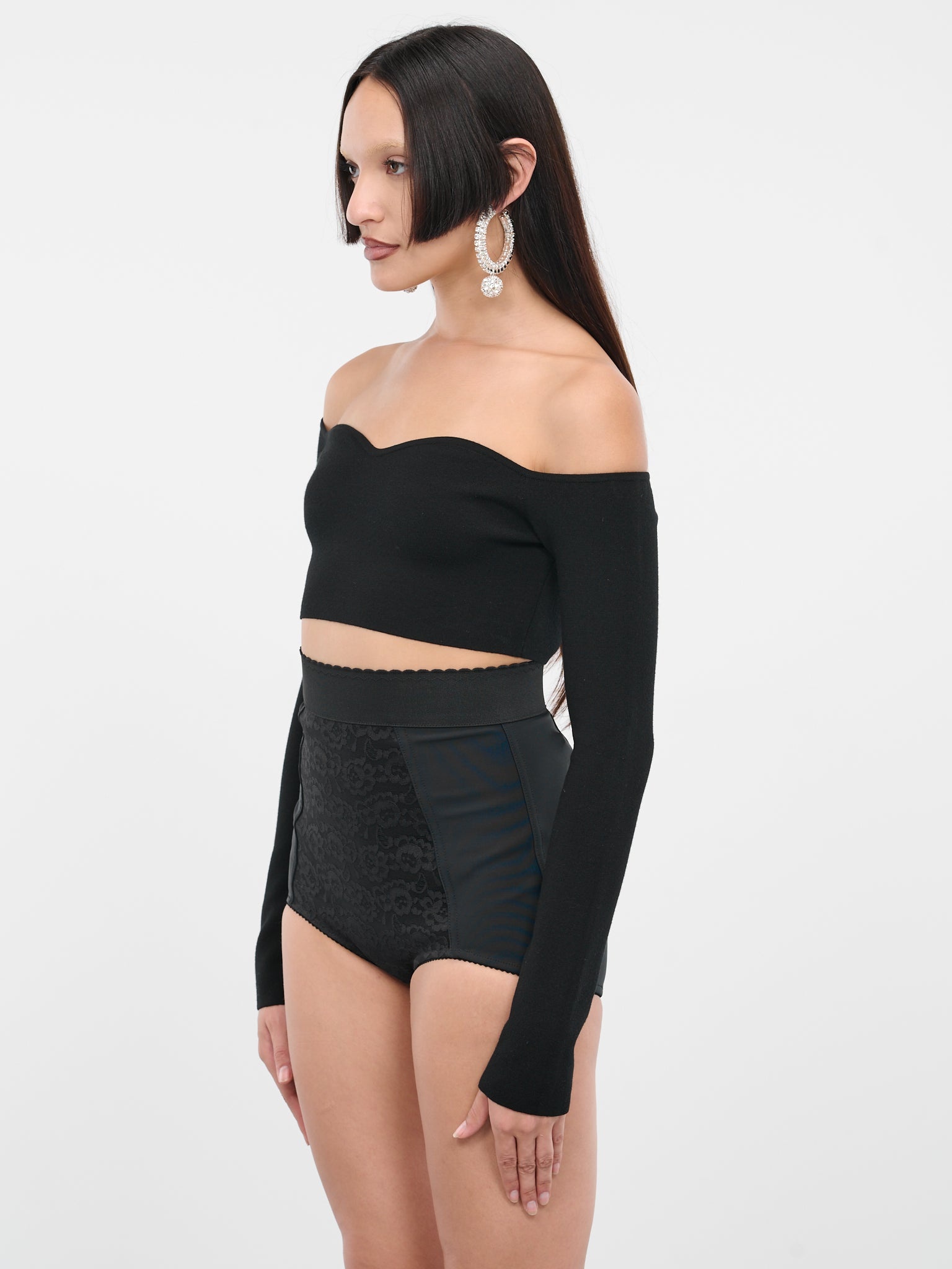 Sweetheart Knit Crop Top - 2