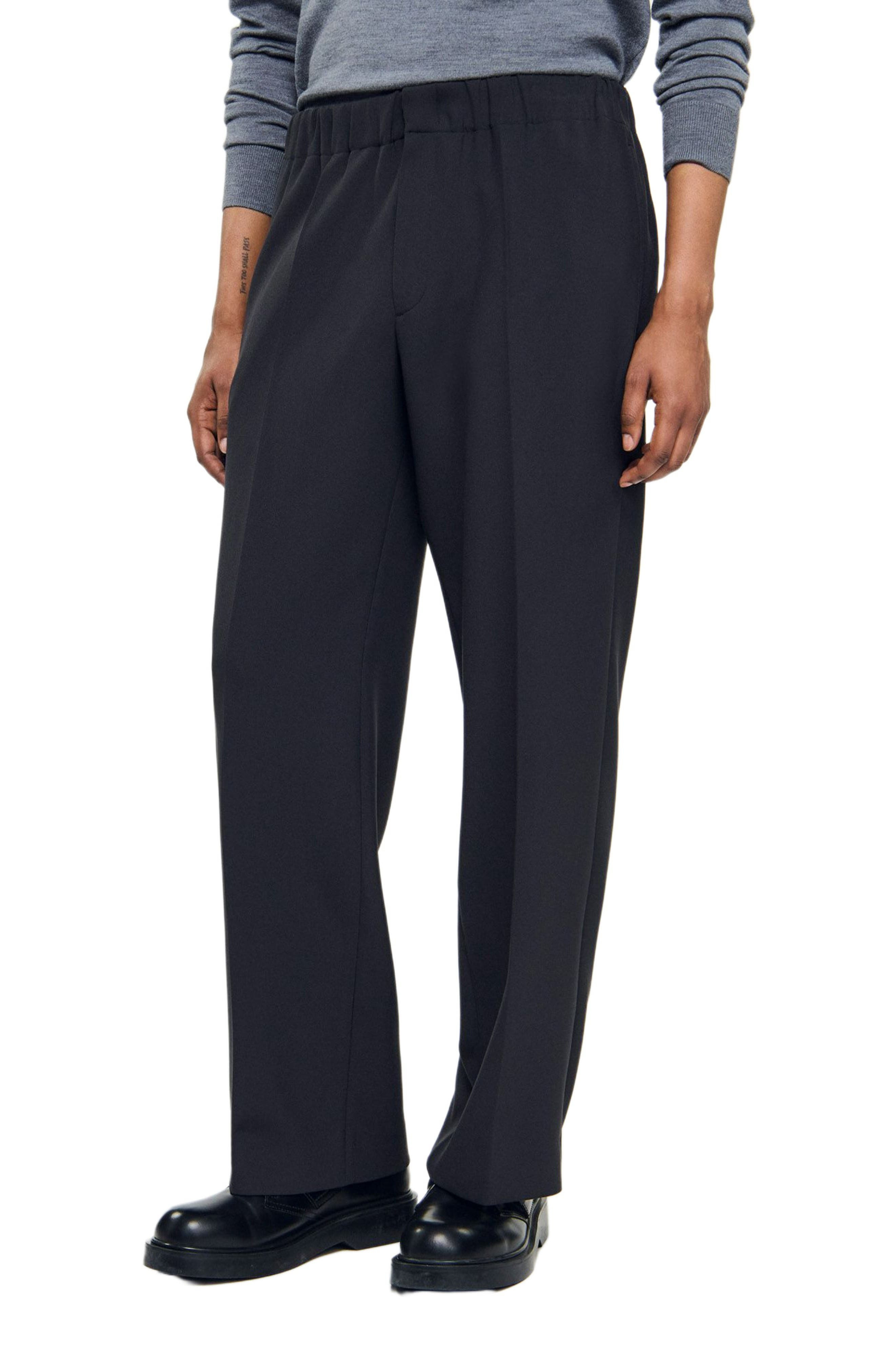 SANDRO Wide-leg trousers in Dark Grey at Nordstrom - 3