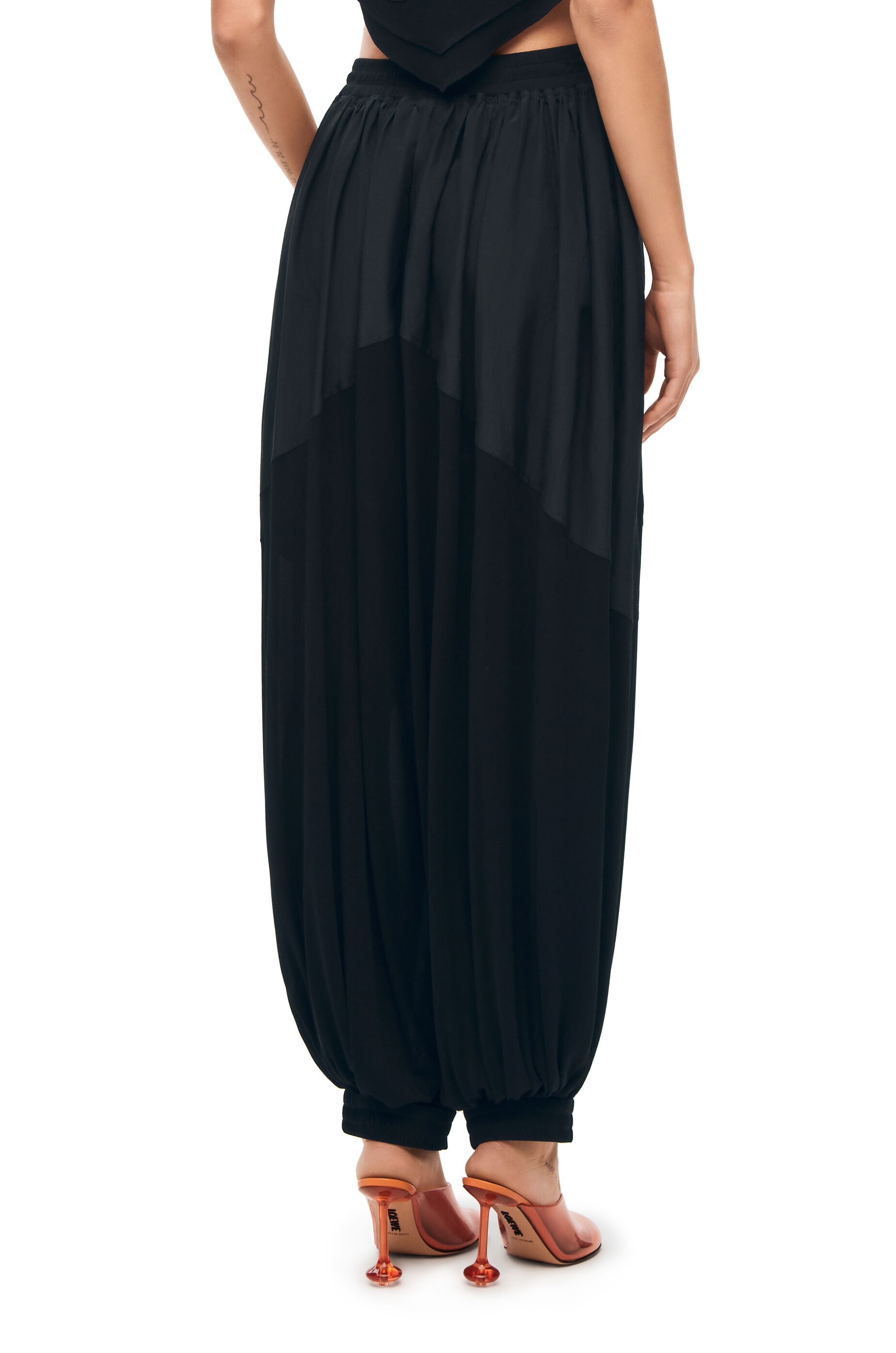 Balloon trousers in viscose blend - 4