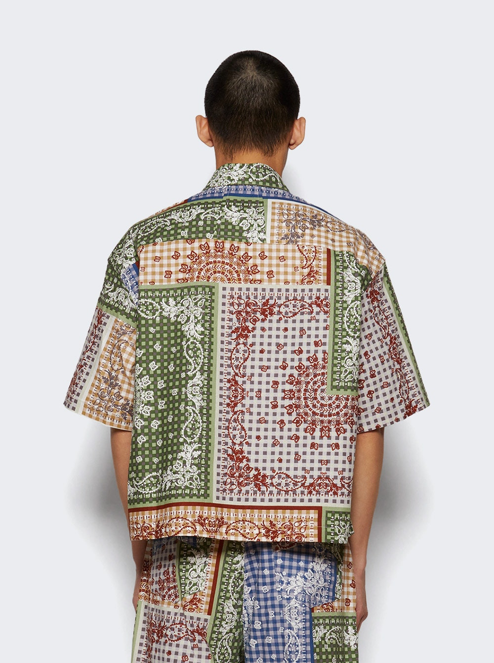 Bandana Boxy Work Shirt Multicolor - 4